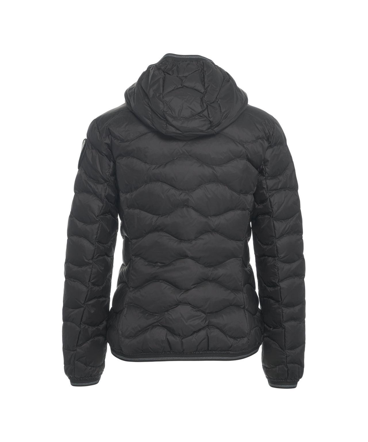 Down jacket with wavy quilting Product Image