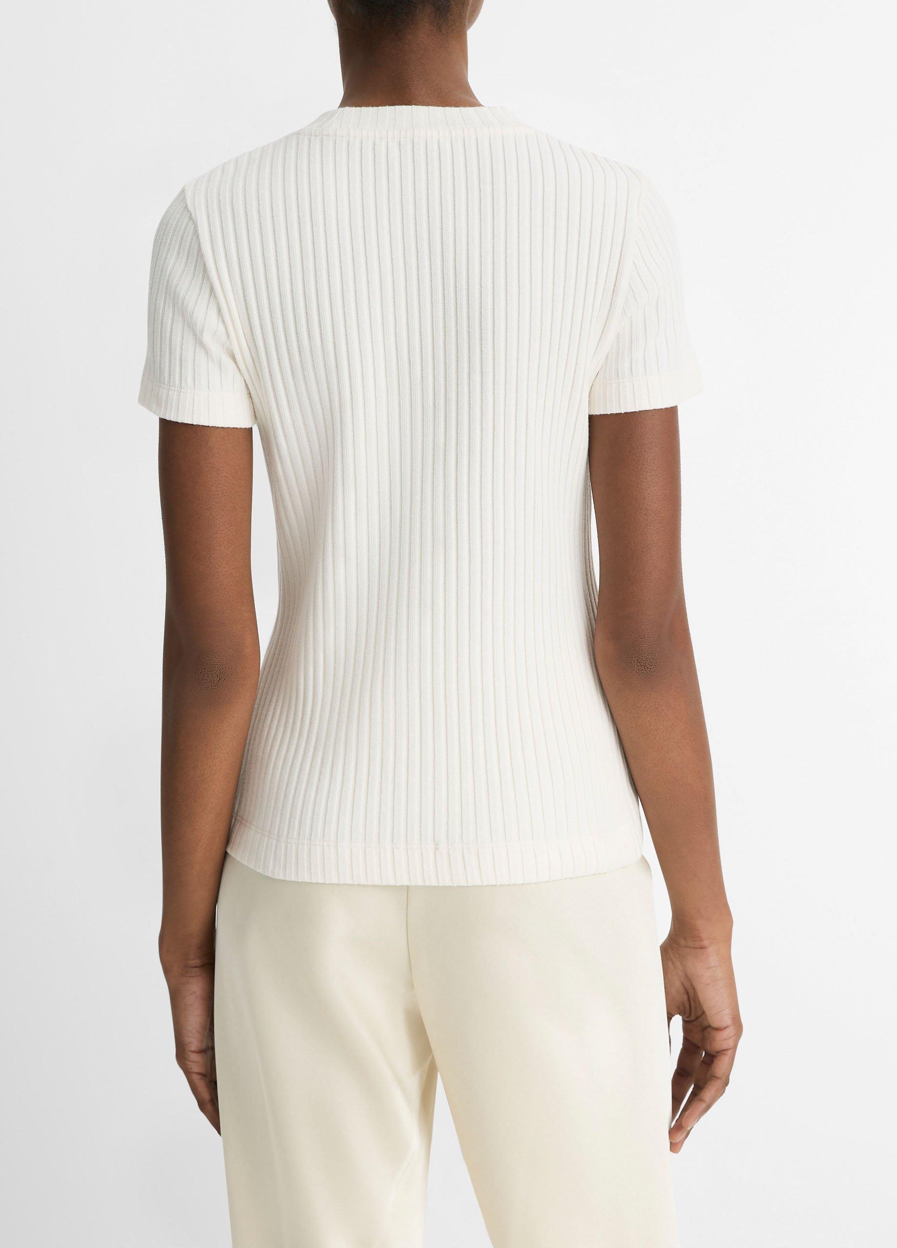 Ribbed Cotton-Blend Top Product Image