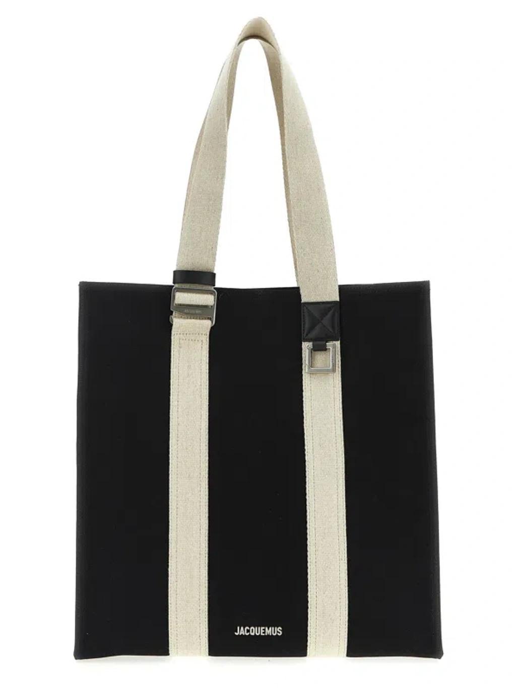 JACQUEMUS Black Les Classiques 'le Cabas Cuerda' Tote Product Image