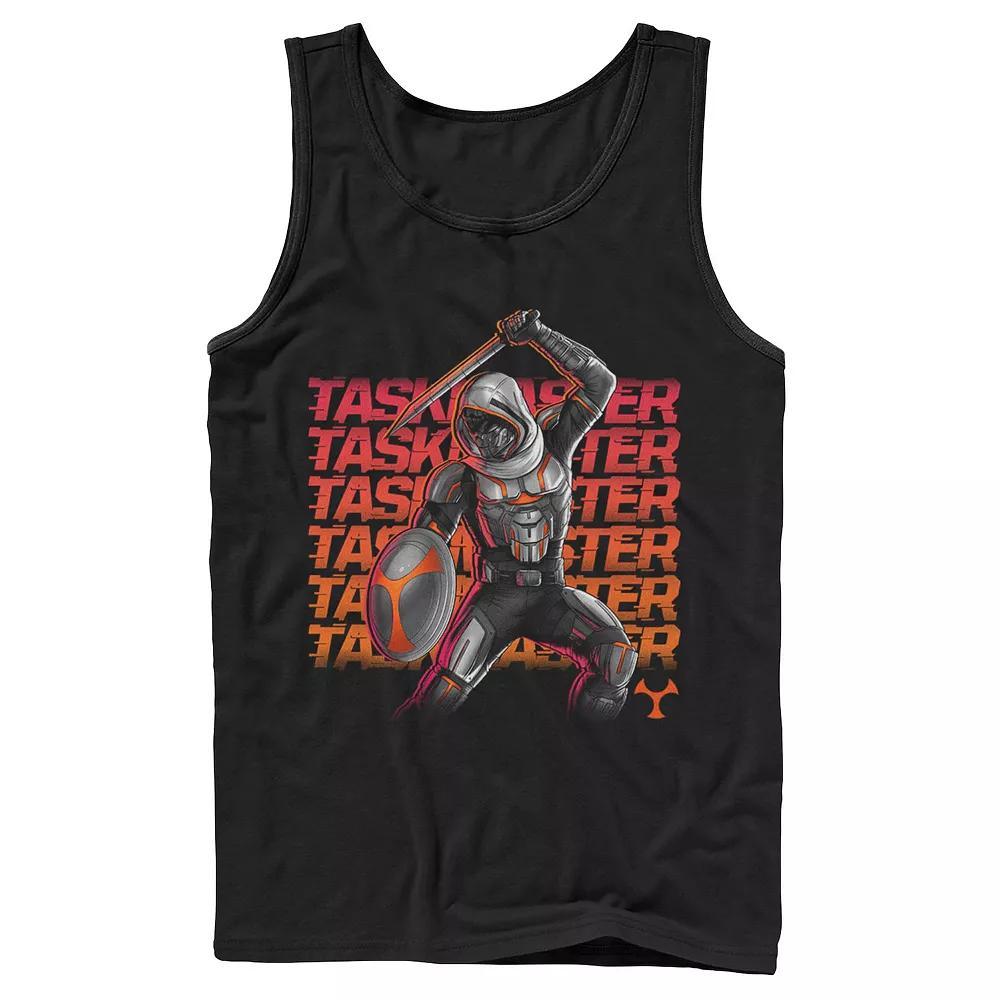 Men's Marvel Black Widow Taskmaster Action Pose Tank Top, Size: Medium Product Image