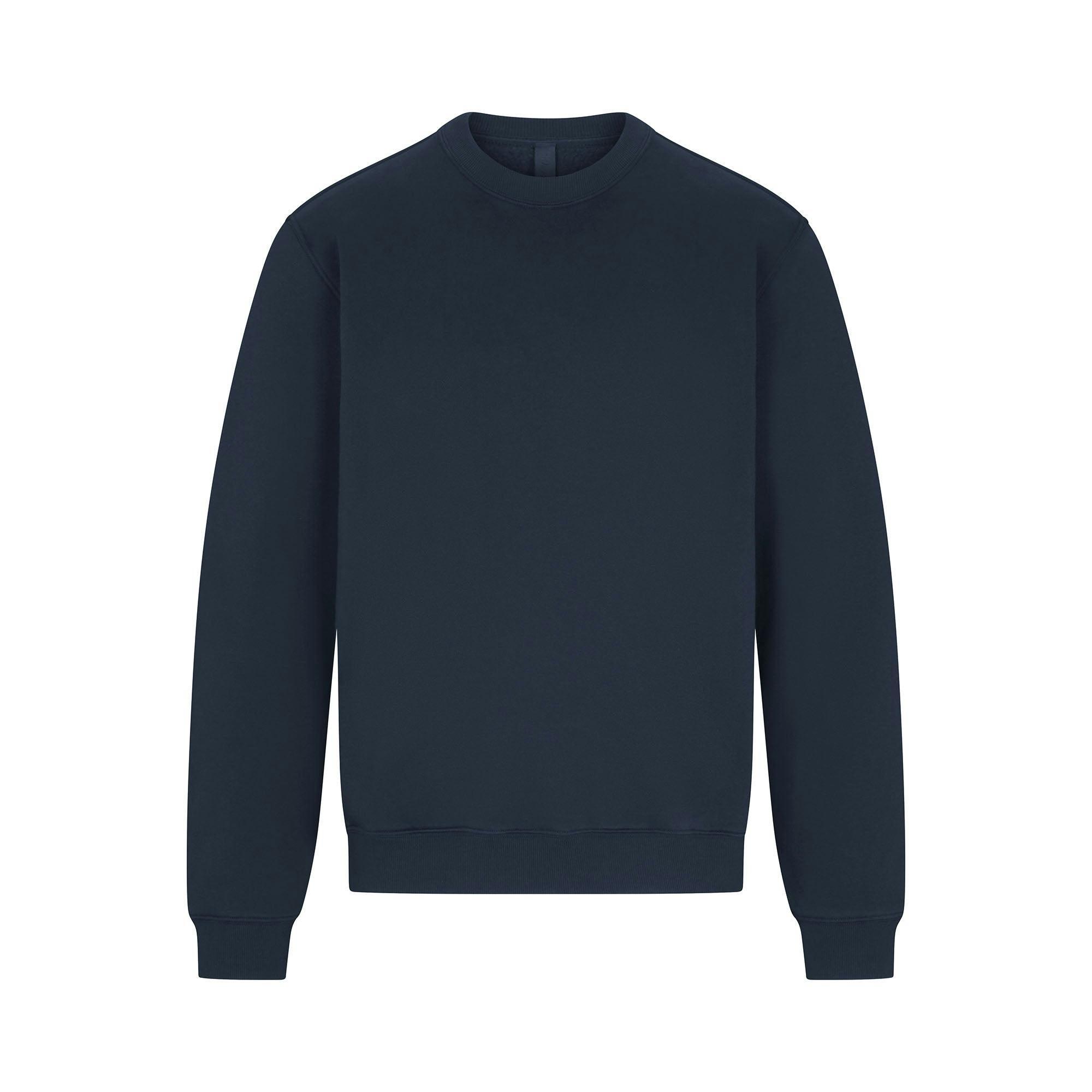 FLEECE LOUNGE MENS CLASSIC CREWNECK | NAVY Product Image