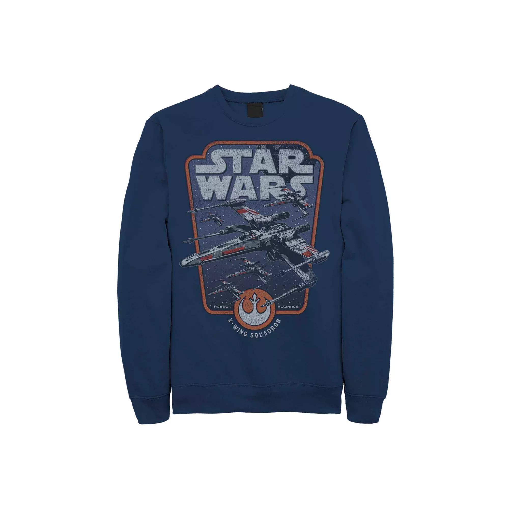 Men's Star Wars X-Wing Squadron Logo Fleece Sweater,  Product Image