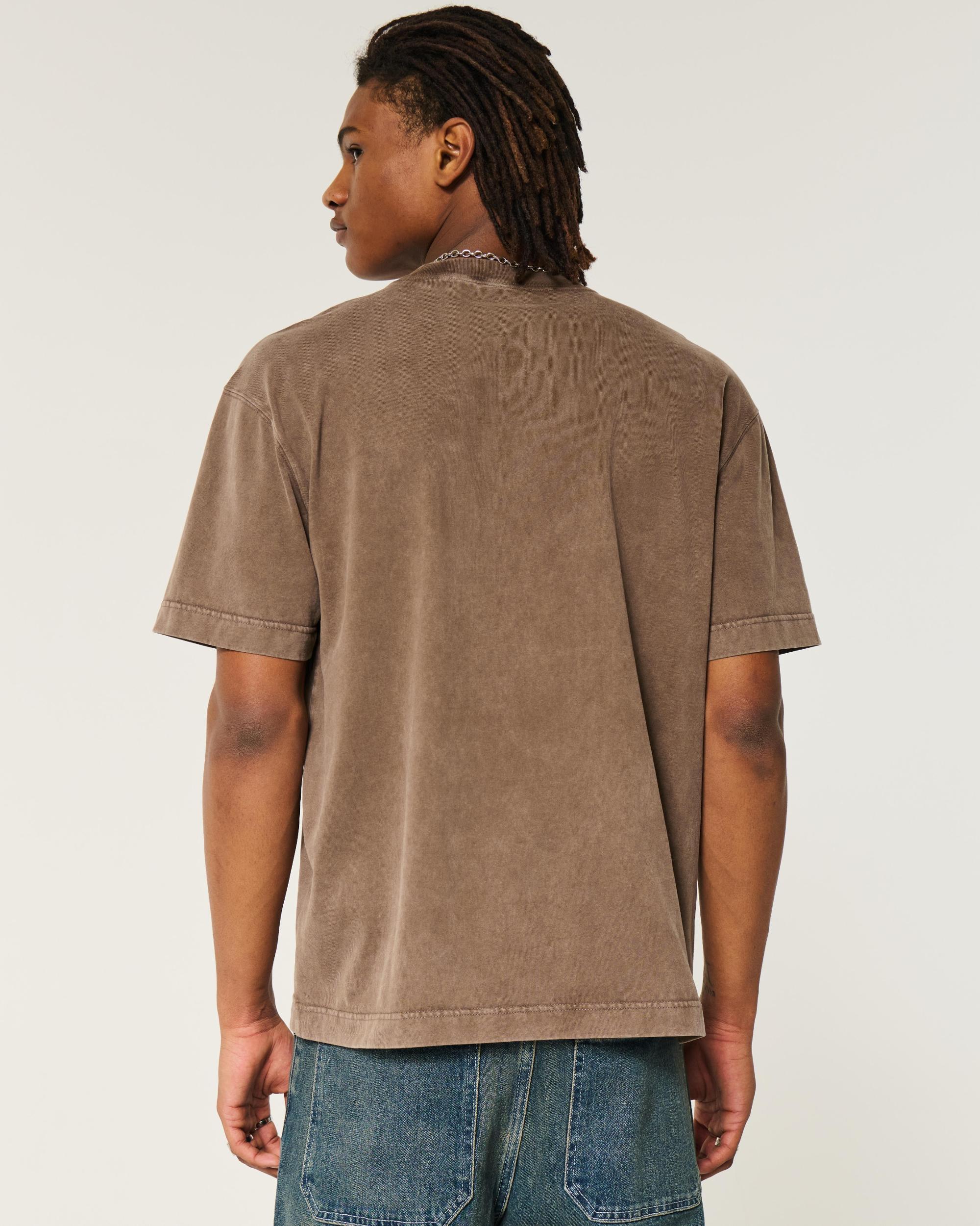 Dalix Mens Lil Smile Heavy Weight Cotton Tee Product Image