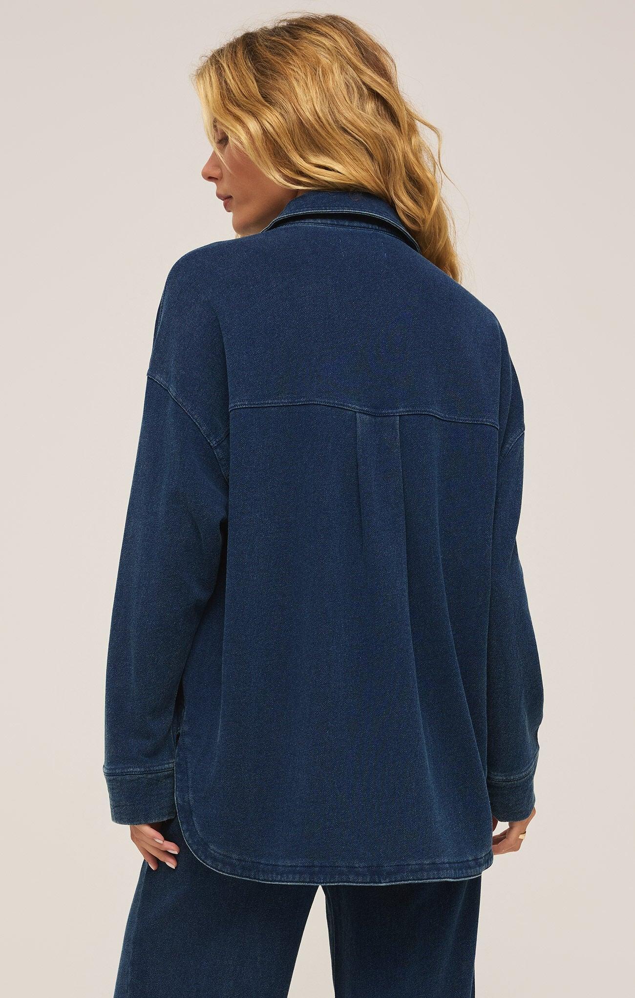 ALL DAY KNIT DENIM JACKET Product Image