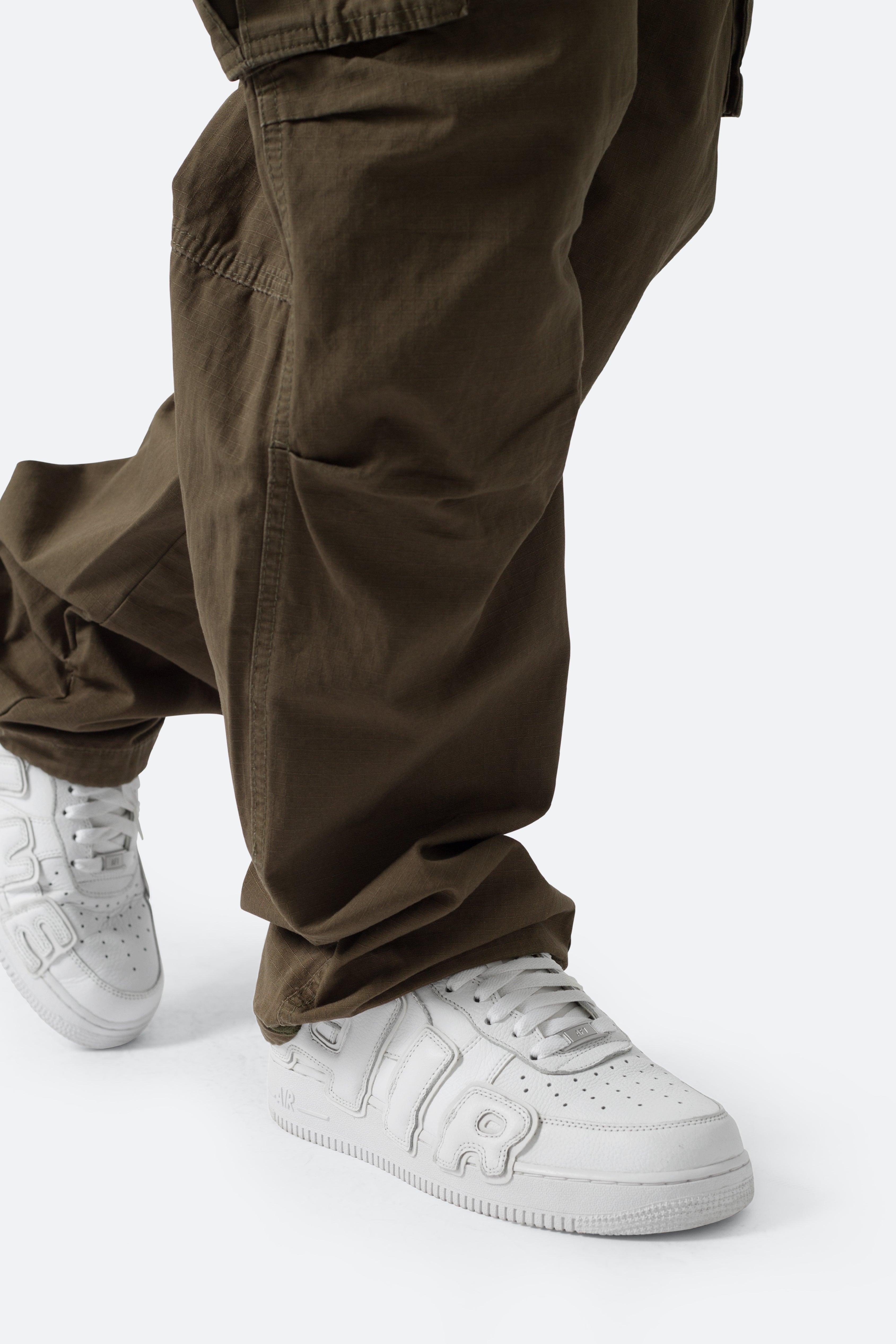 Ultra Baggy Vintage Cargo Pants - Olive Product Image