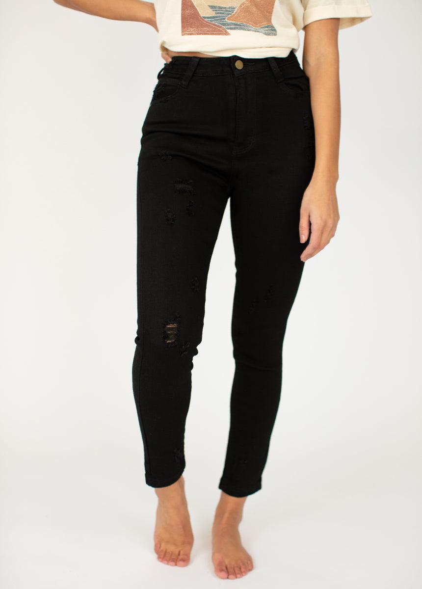 Nilou Denim in Black Female Product Image