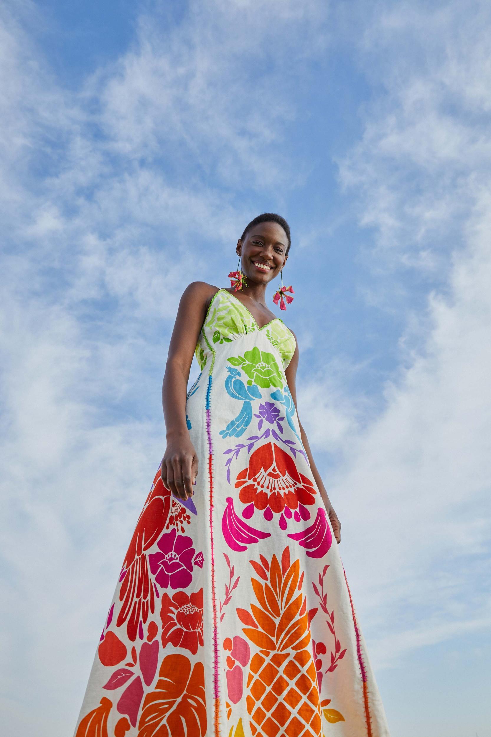 Tropical Graphic Maxi Dress Product Image
