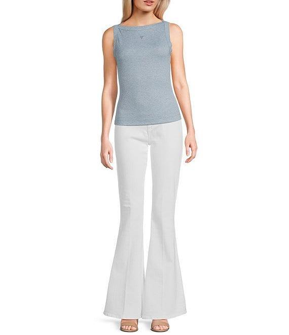 Guess Belle High-Rise Flared-Leg Pants Product Image