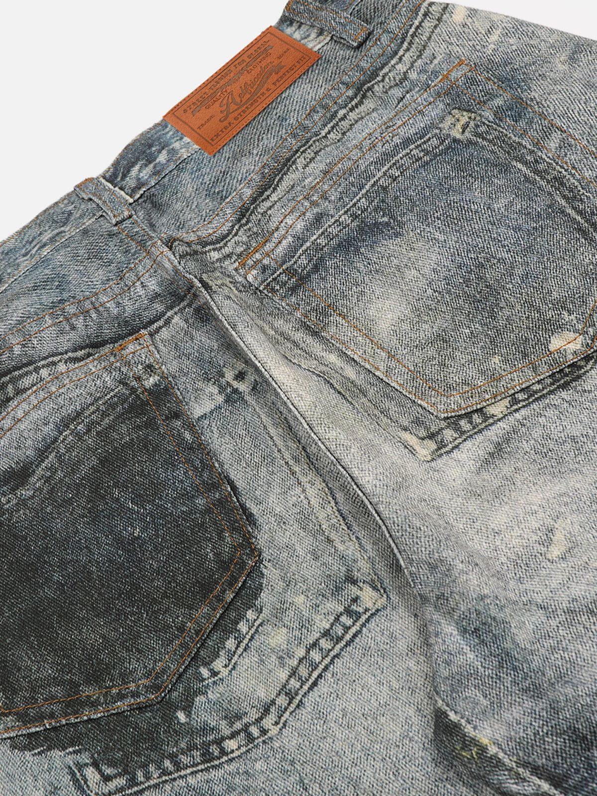 Aelfric Eden Baggy Vintage Washed Jeans Product Image