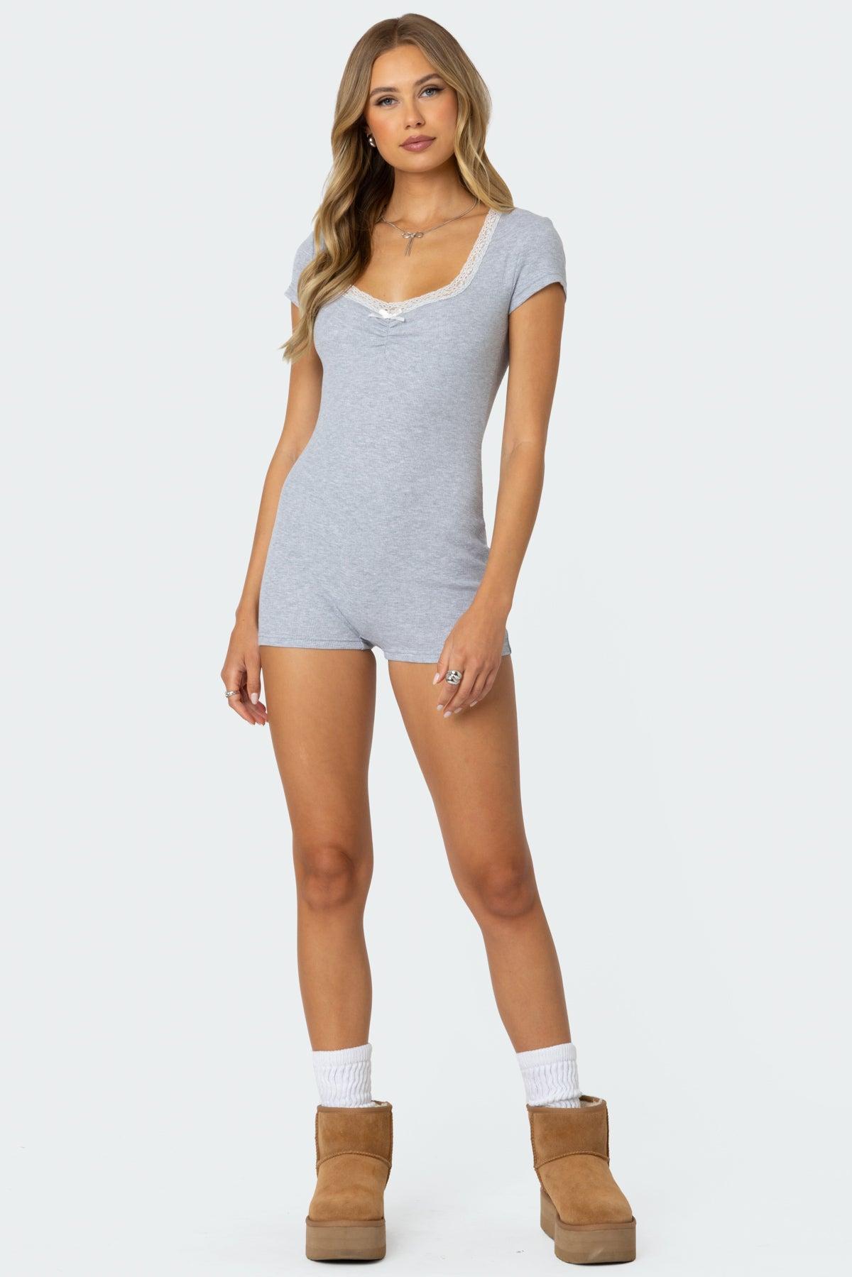 Lincoln Ribbed Romper Product Image