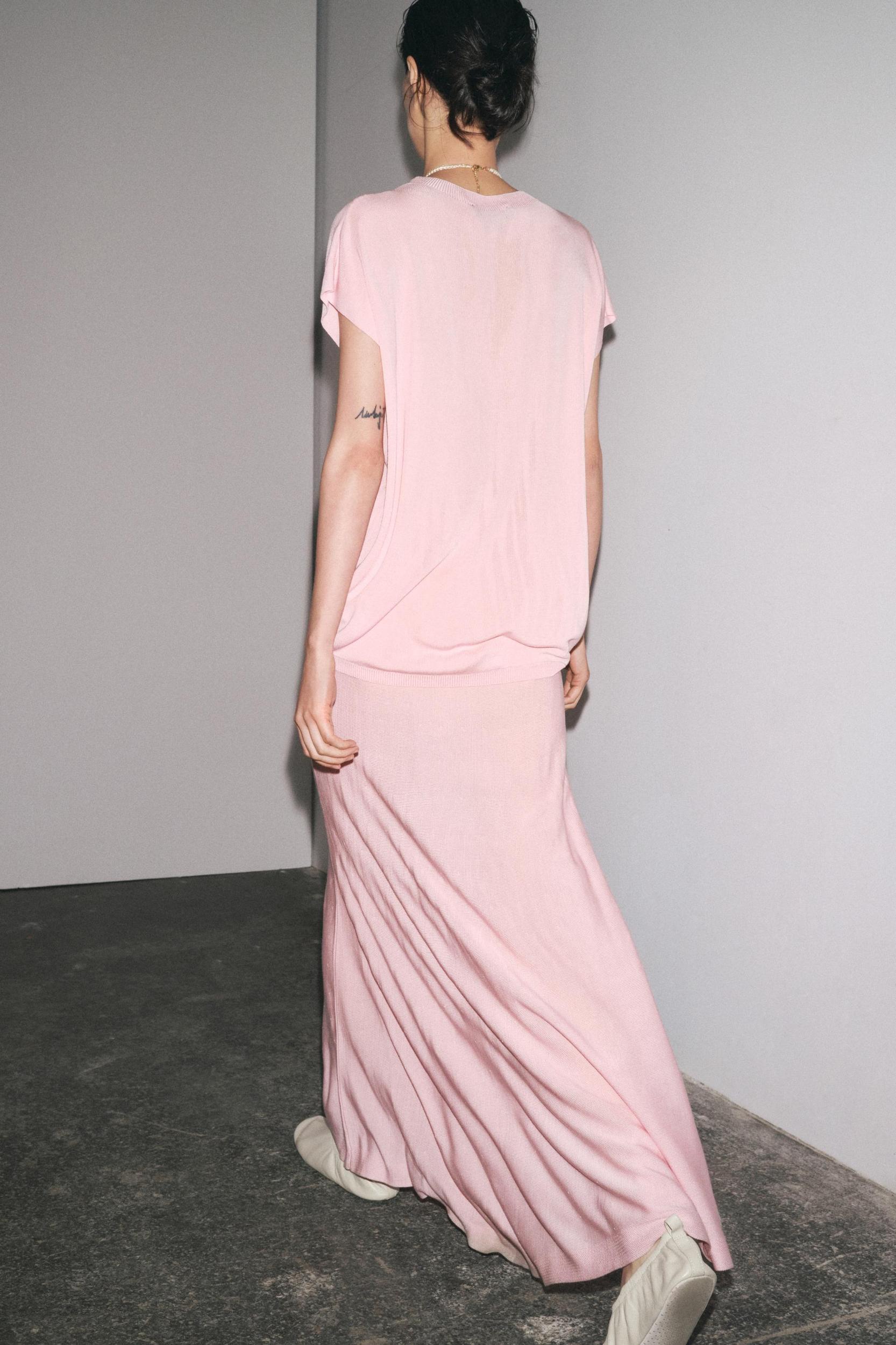 WIDE SLEEVE KNIT TOP Product Image