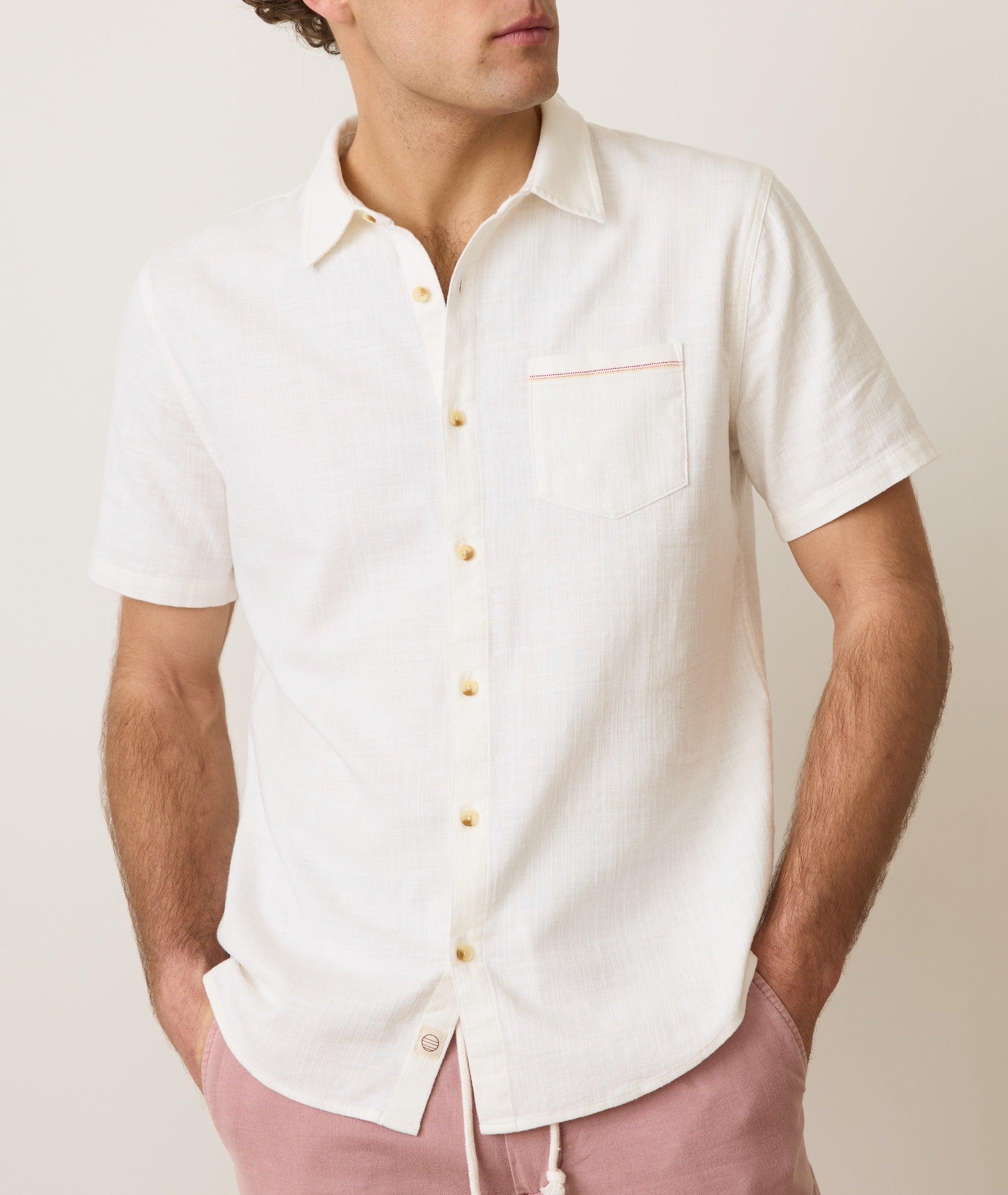 Stretch Selvage Short Sleeve Shirt Product Image