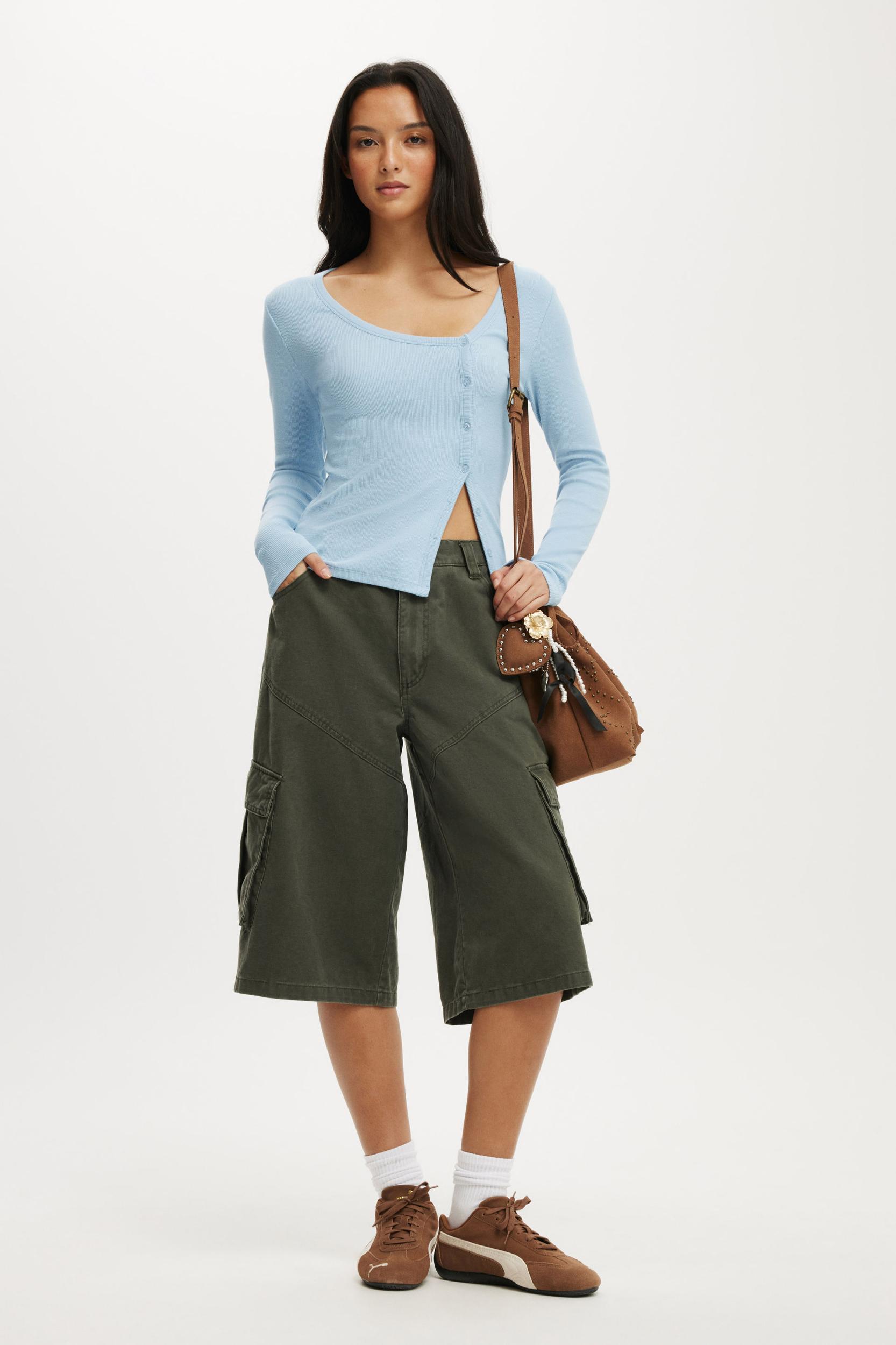 Lily Asymmetric Long Sleeve Top Product Image