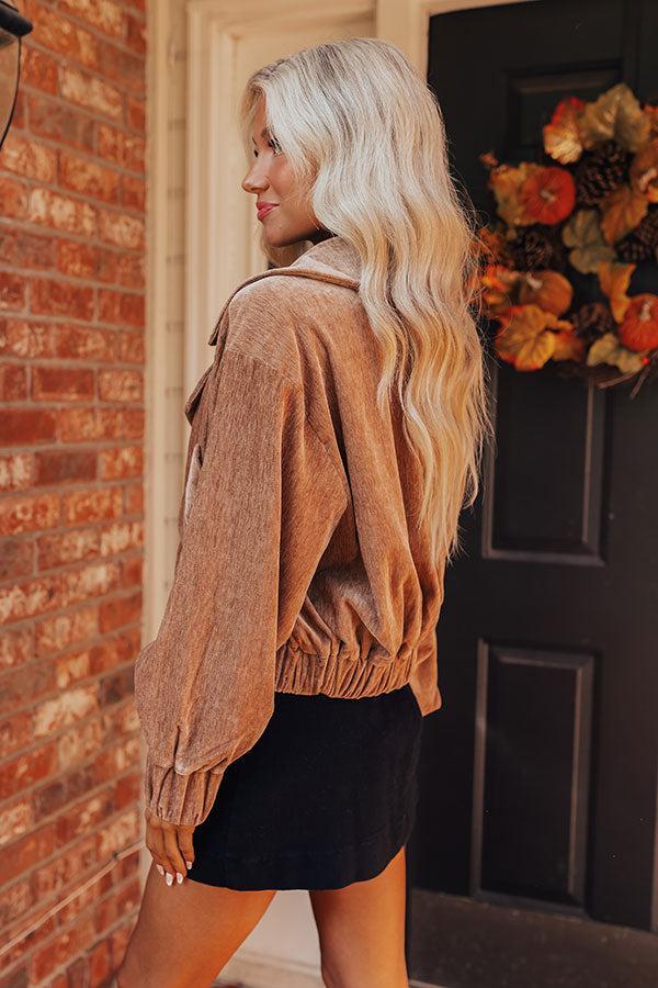 Fall In The City Velvet Jacket Product Image