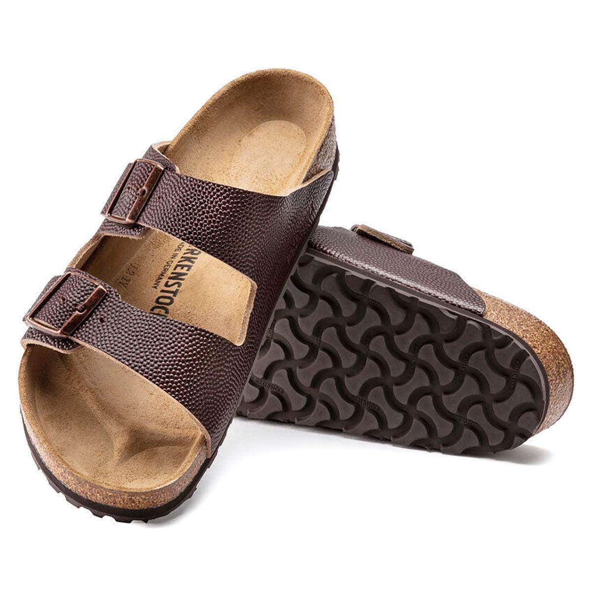 Birkenstock Men's Arizona Grip Horween Embossed Leather Sandals Product Image