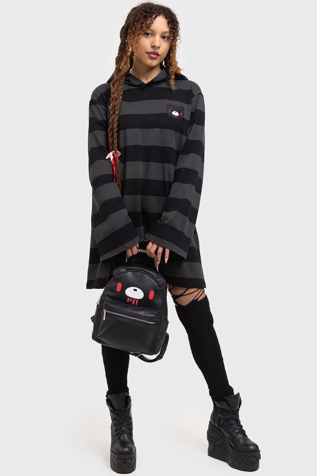 Harajuku Hooded Dress Female Product Image