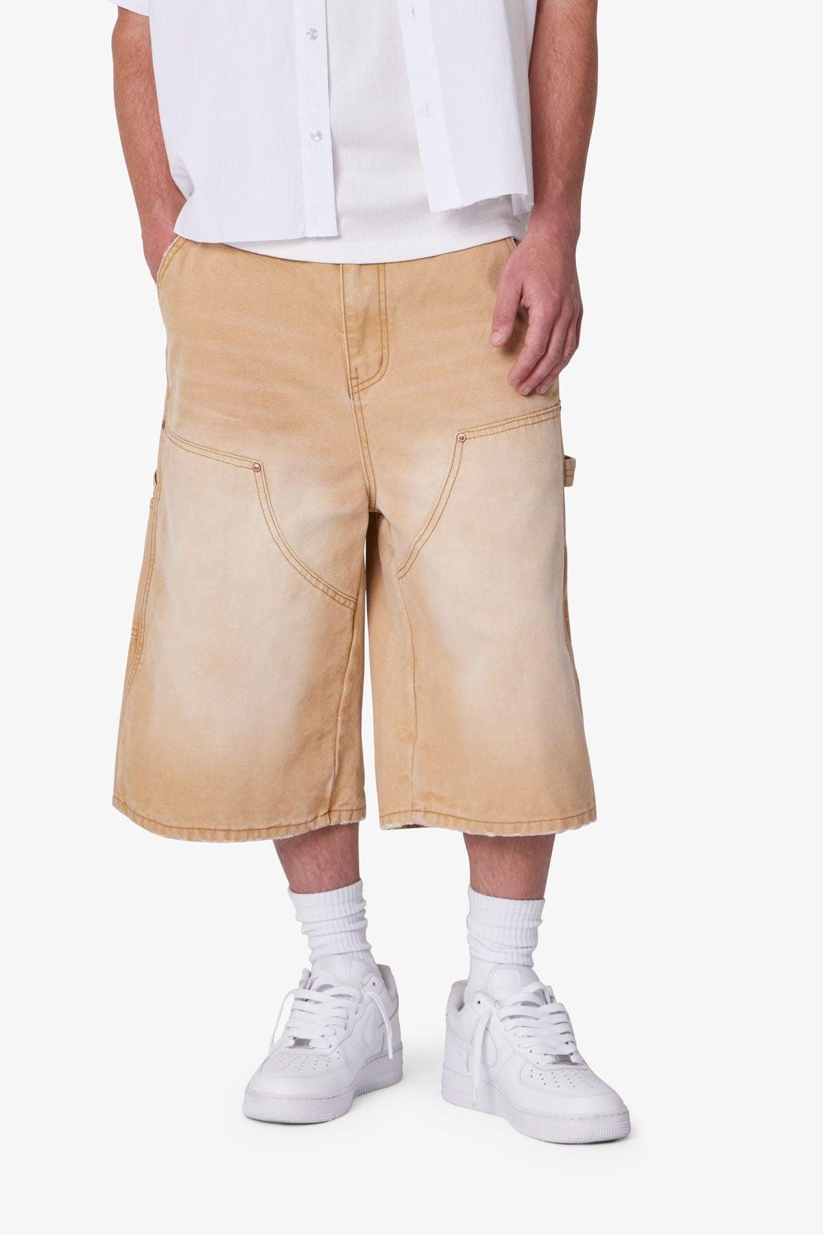 Ultra Baggy Carpenter Shorts - Washed Tan Product Image