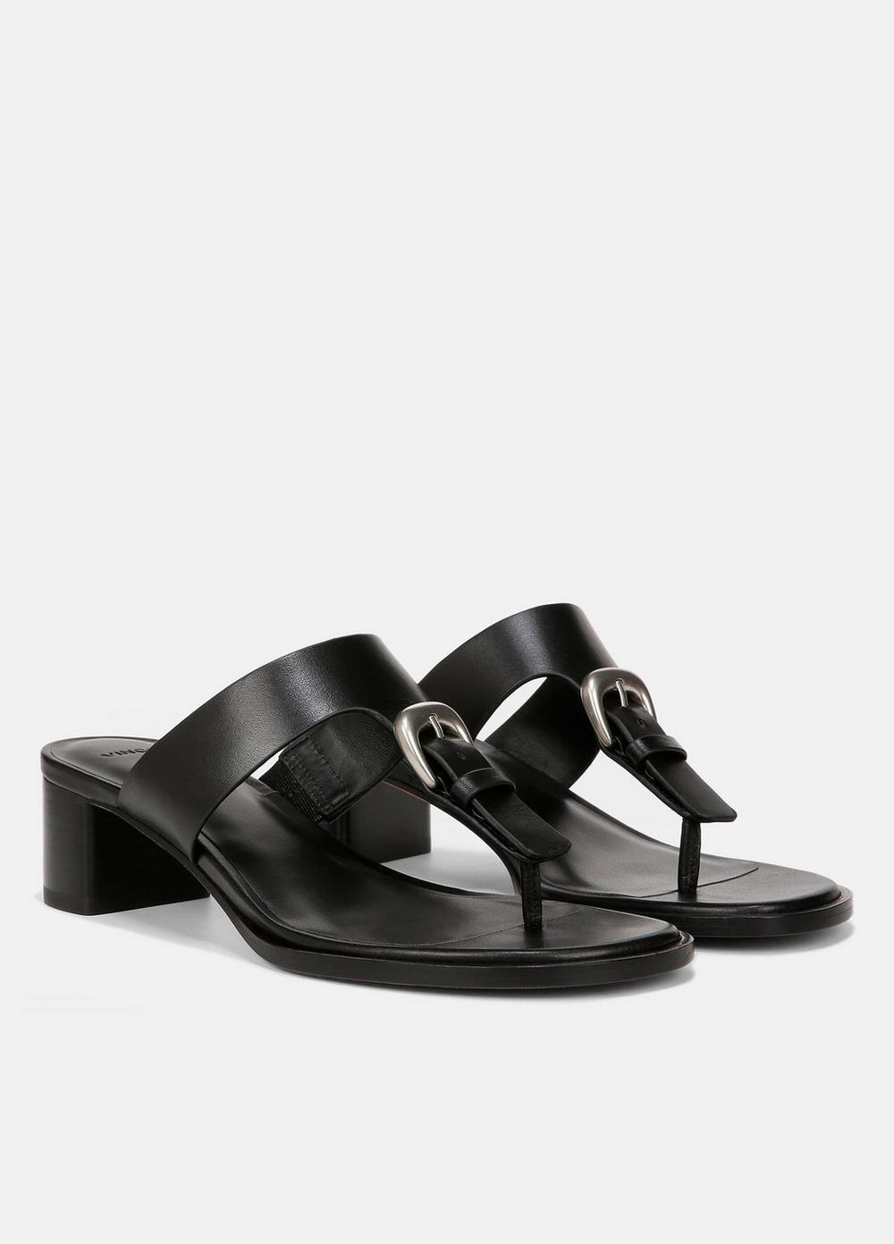 Aubrey Leather Buckle Sandal Product Image