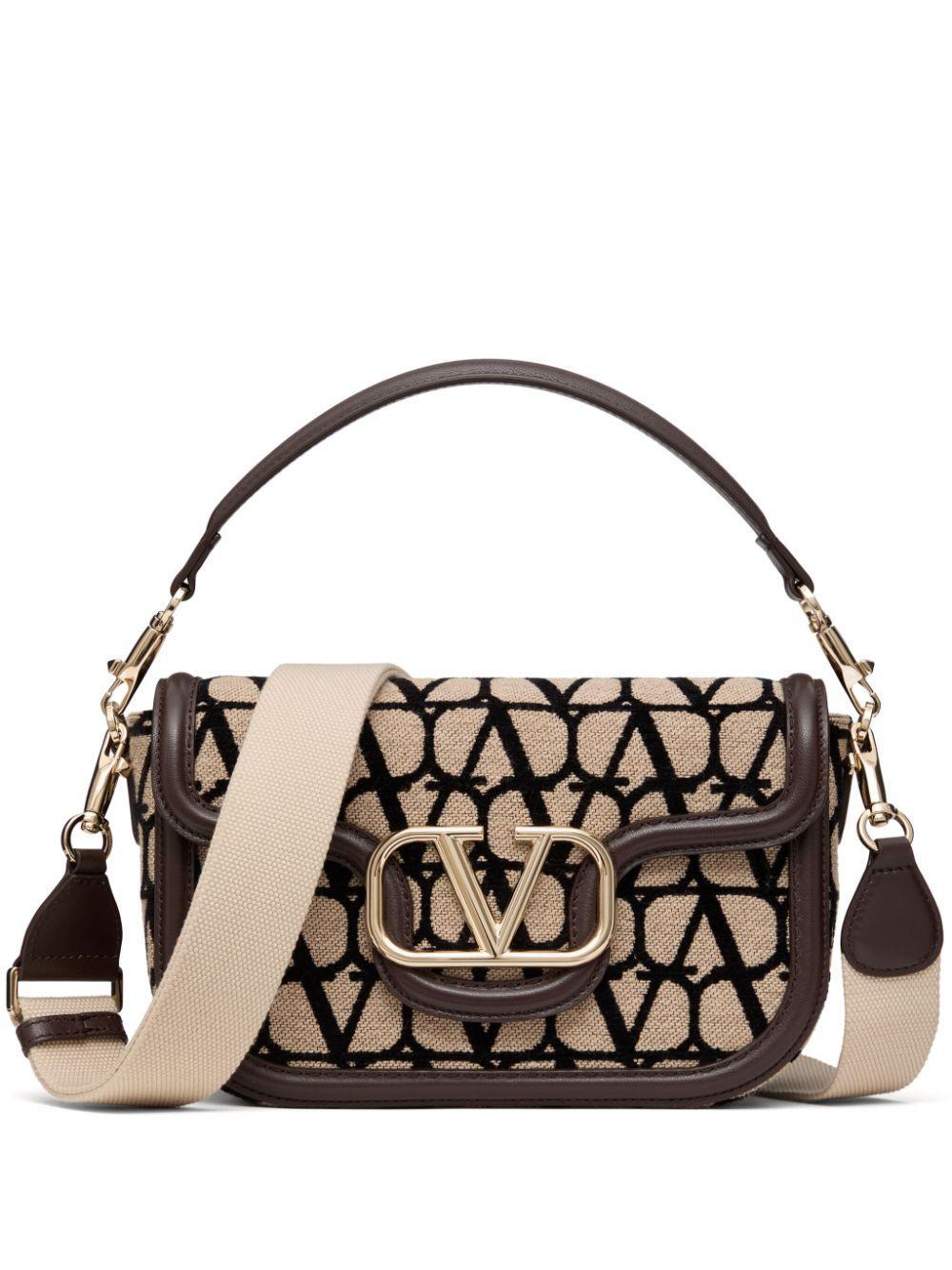 VALENTINO GARAVANI Alltime Toile Iconographe Shoulder Bag In Beige Product Image