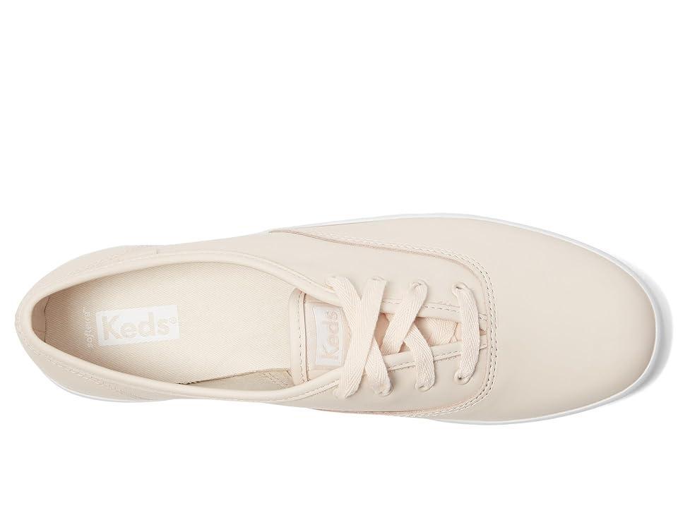 Keds Champion Leather Lace Up (Blush Leather) Women's Lace up casual Shoes Product Image