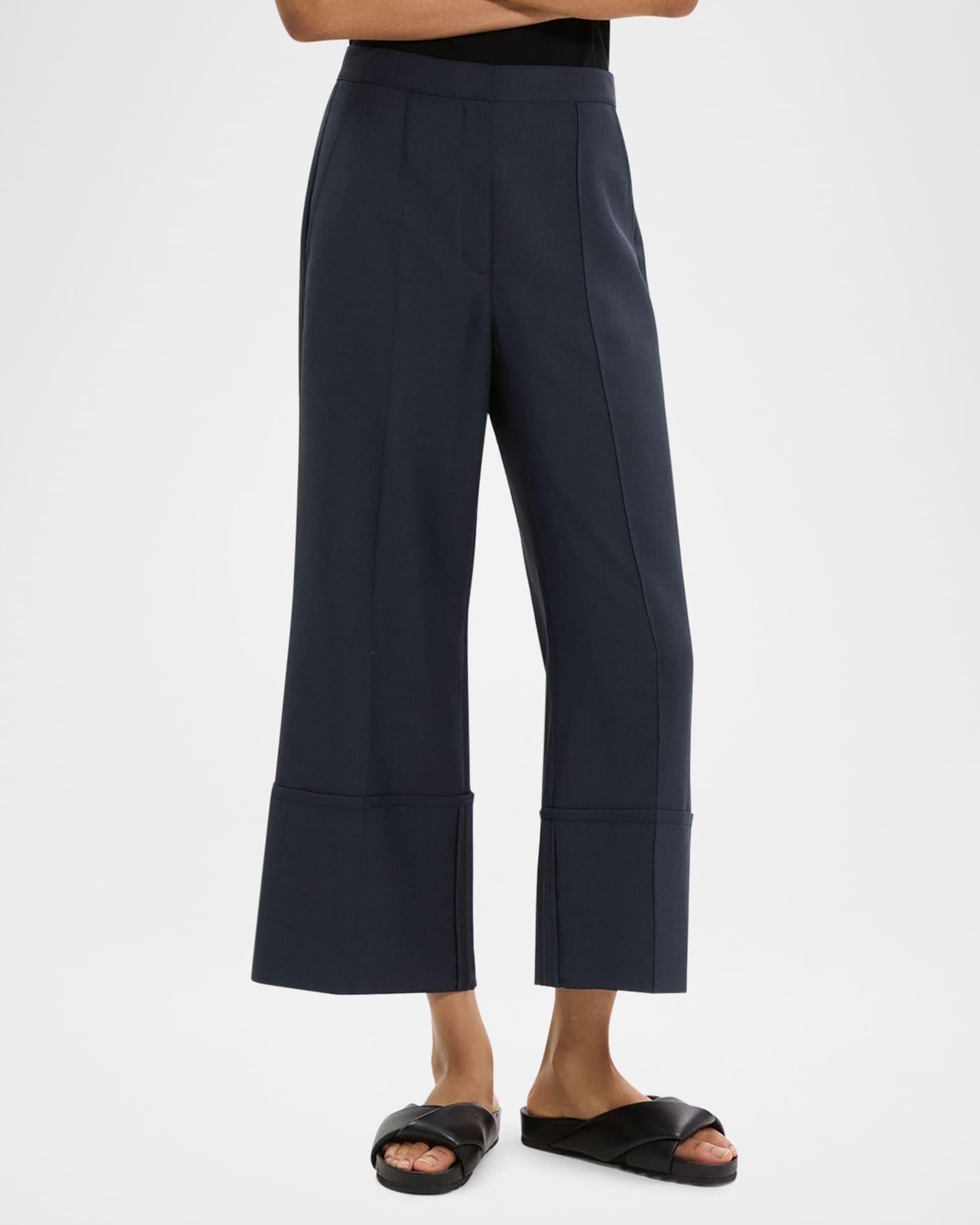 Cuffed Crop Pants Product Image