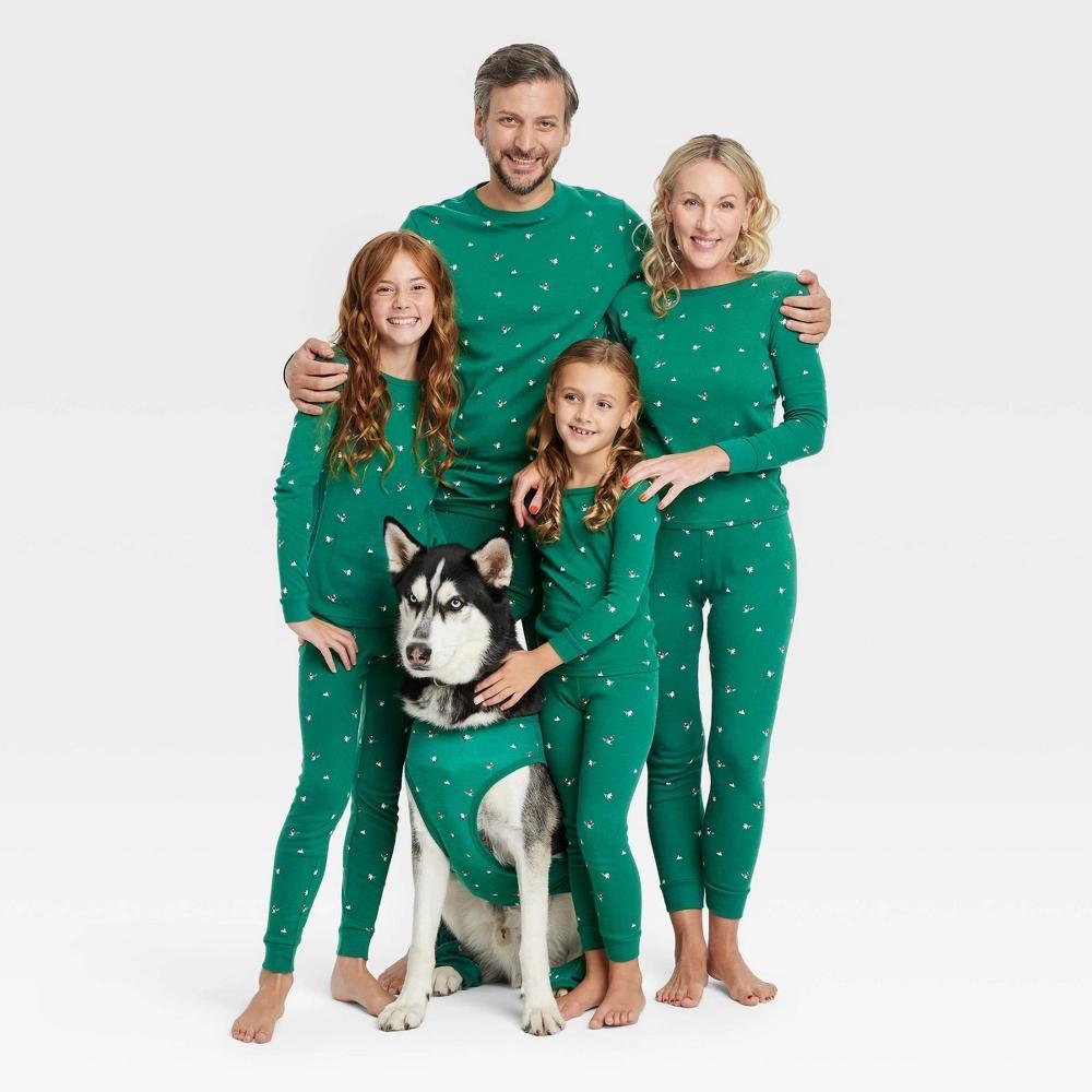 Womens Polar Bear Print Cotton Ribbed Holiday Matching Family Pajama Shirt - Wondershop Product Image