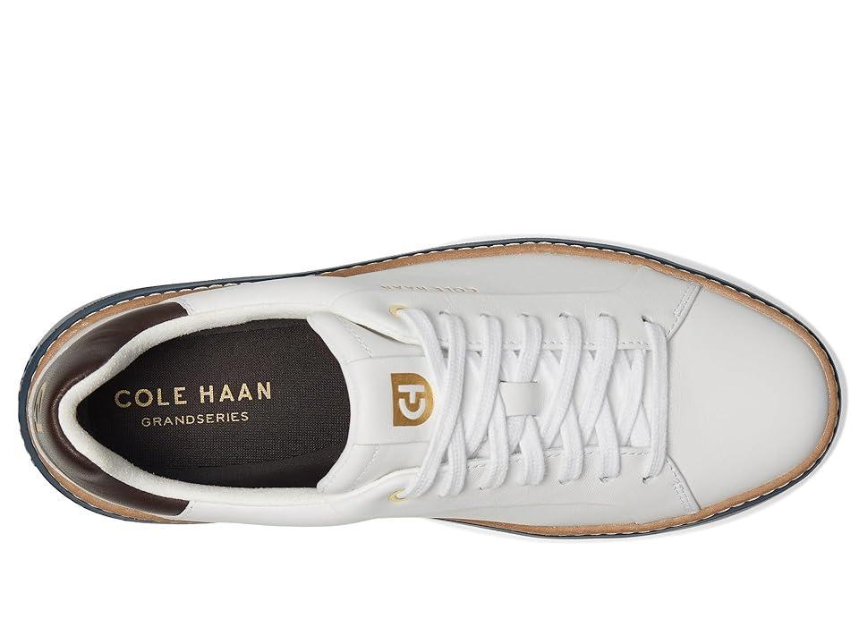 Cole Haan GrandPro TopSpin Sneaker (Optic White/Dark Chocolate Wing Teal) Women's Shoes Product Image