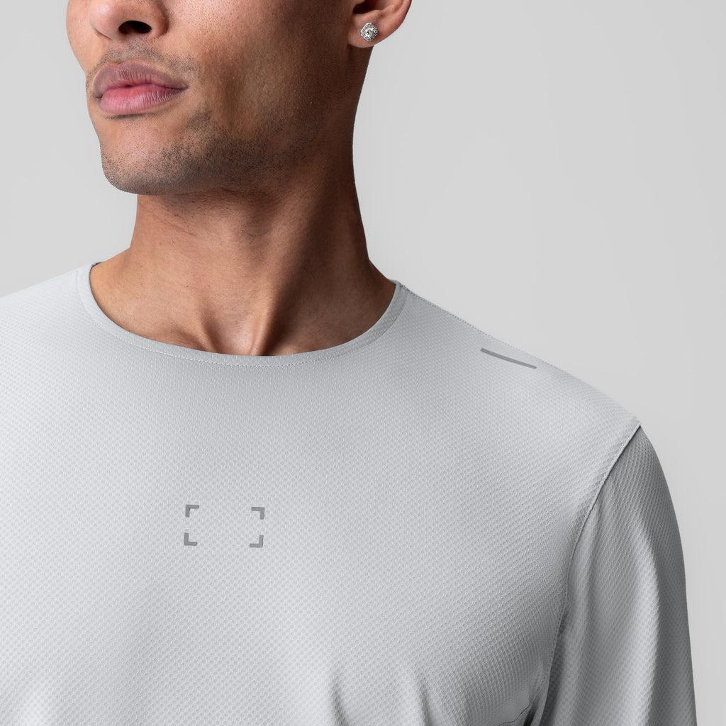 0907. AeroSilver® Training Long Sleeve - Slate Grey "Space Bracket" Product Image