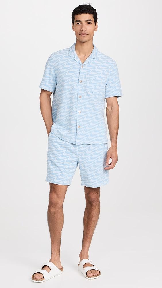 Faherty Cabana Towel Terry Shirt | Shopbop Product Image