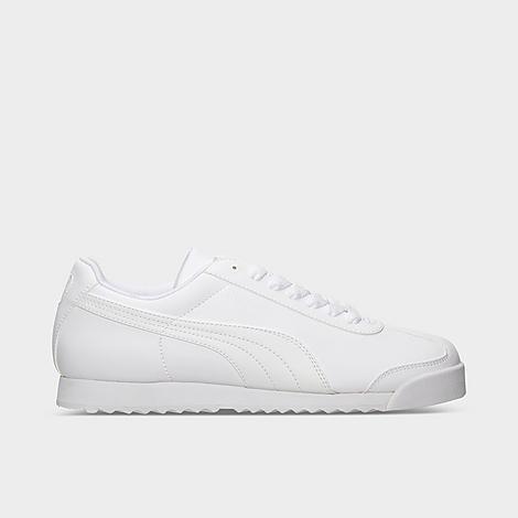 PUMA Mens Roma Basic - Shoes White/Light Grey Product Image