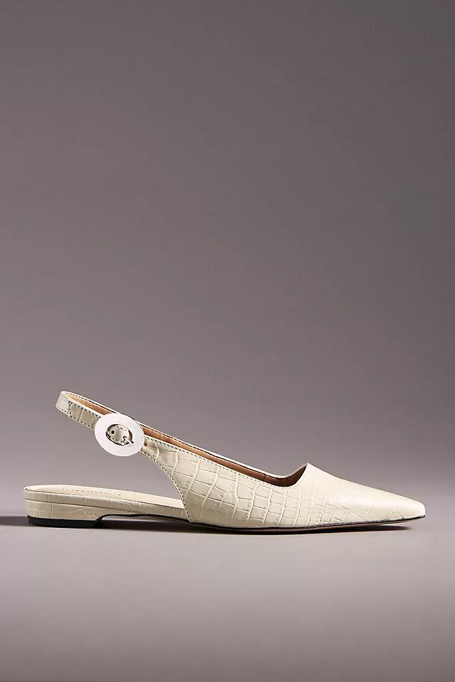 By Anthropologie Snip-Toe Slingback Flats Product Image