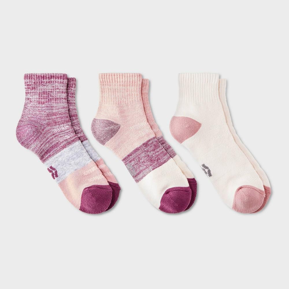 Women's Heavyweight Colorblock 3pk Boot Ankle Socks - All In Motion™ 4-10 Product Image