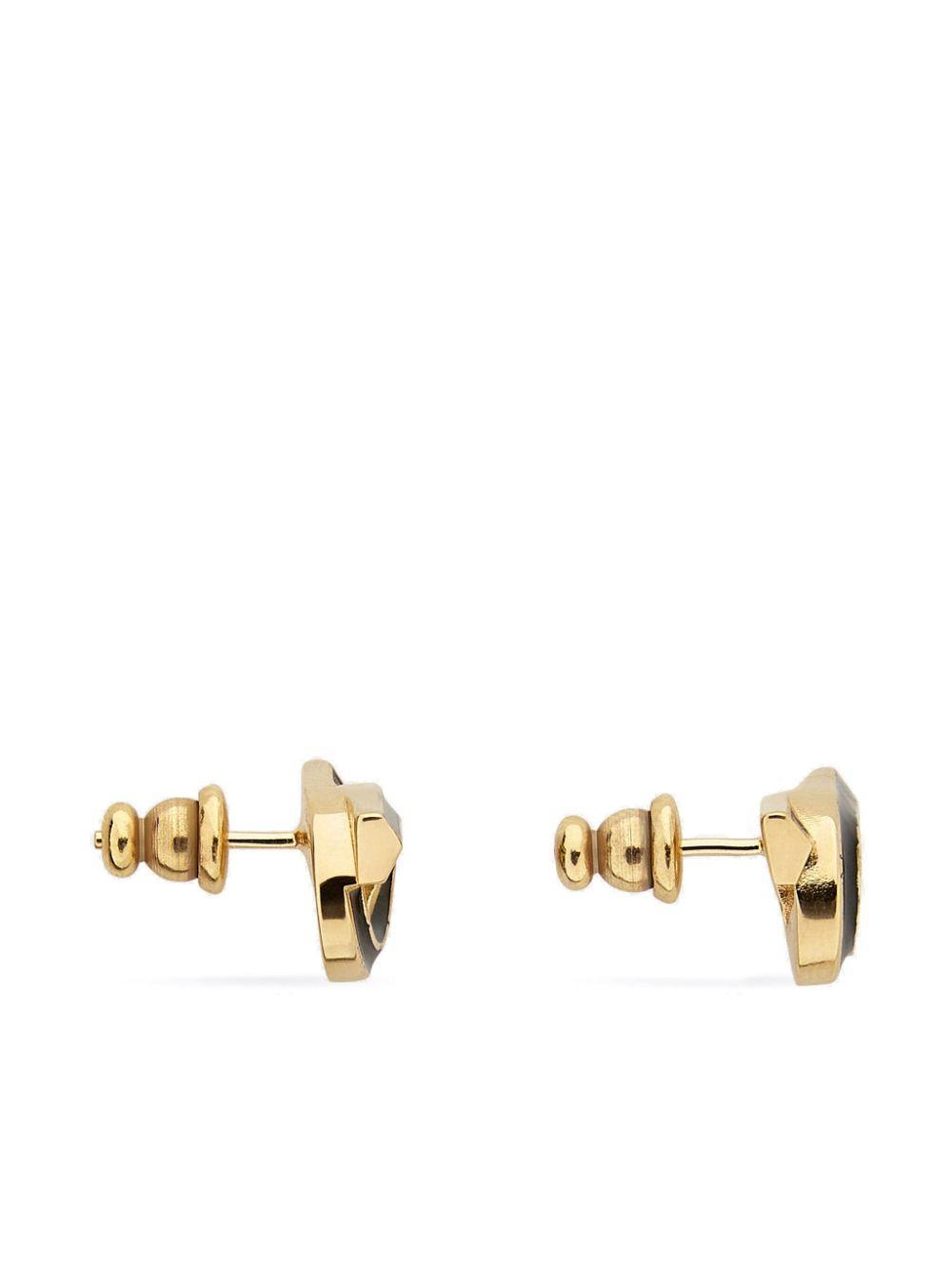 Gancini enamel earrings Product Image