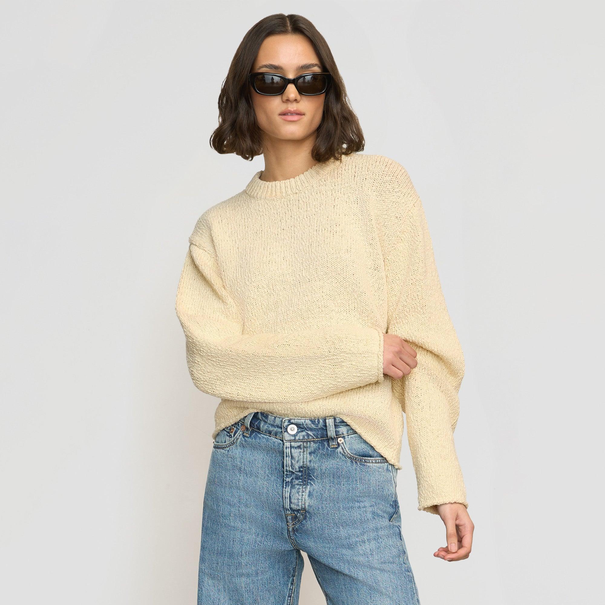 Sonya Textured Organic Cotton Sweater Product Image