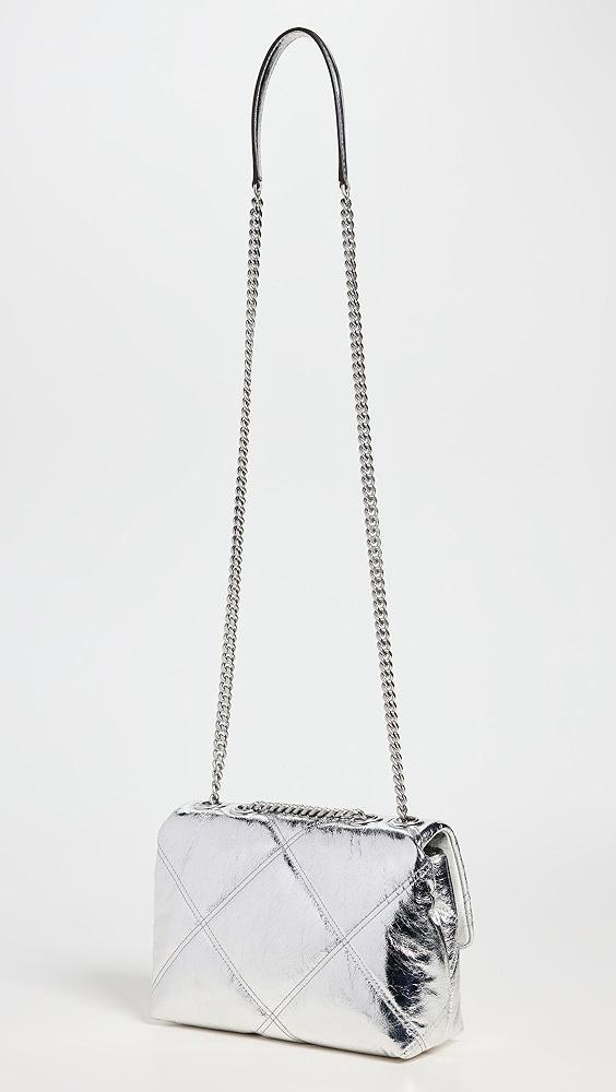 Tory Burch Kira Metallic Diamond Quilt Small Convertible Shoulder Bag | Shopbop Product Image