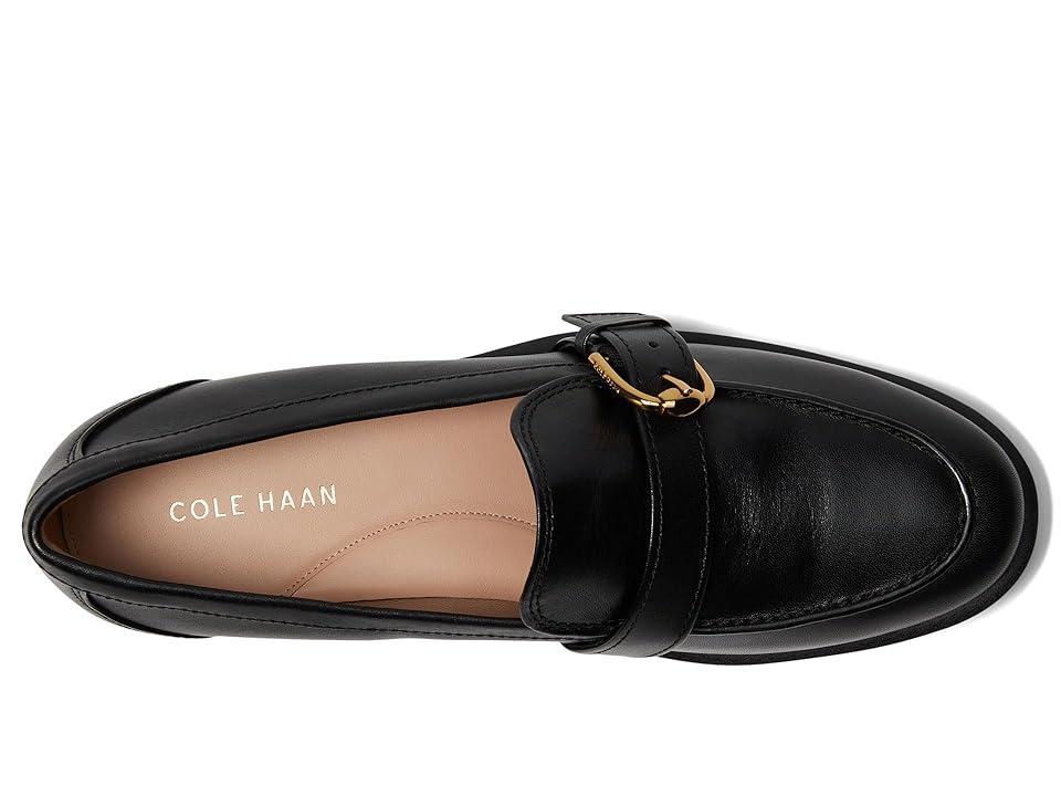 Cole Haan Womens Giana Buckle Loafers - Black Size 7 Product Image