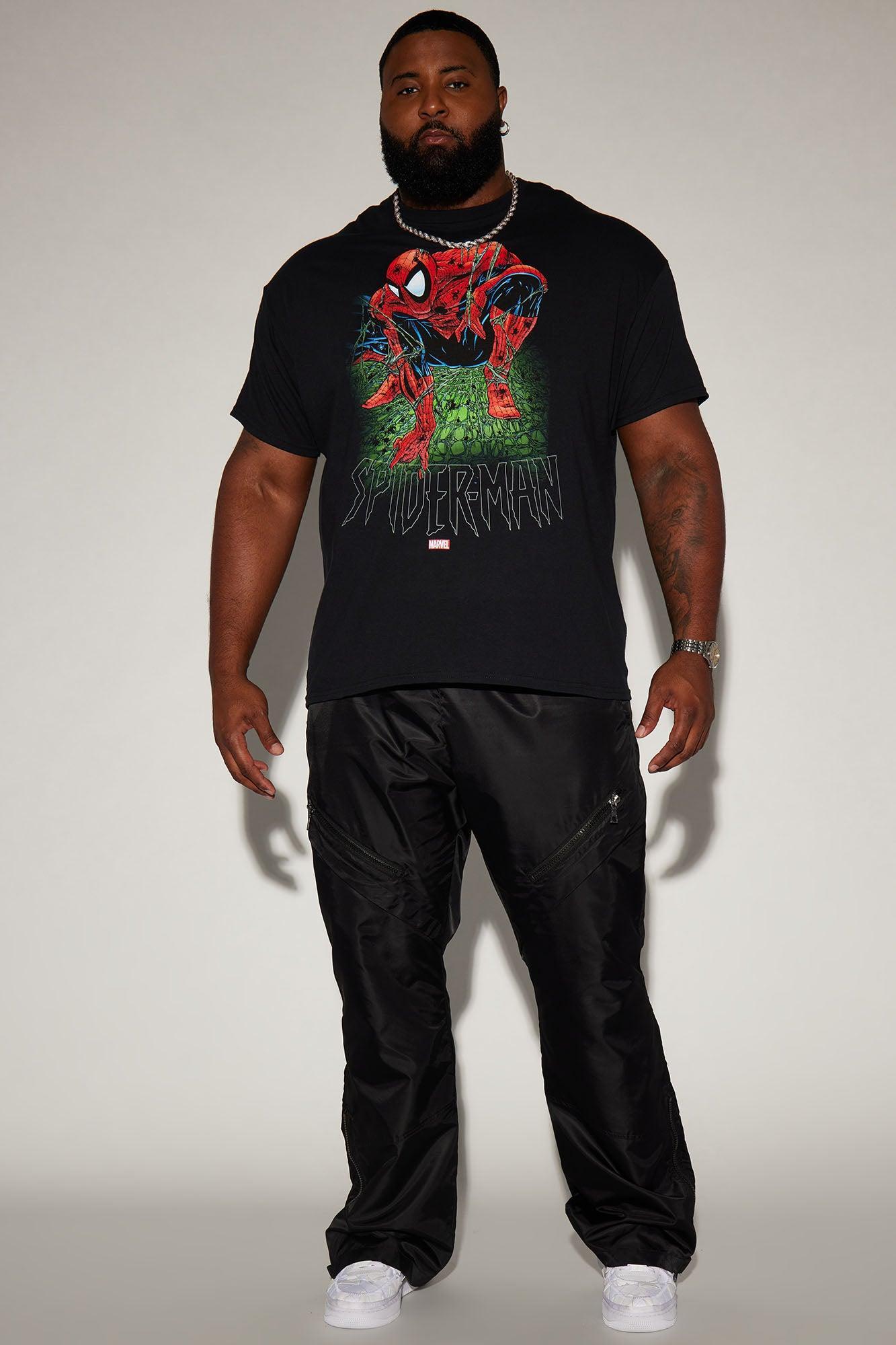 Spiderman Webs Short Sleeve Tee - Black Product Image