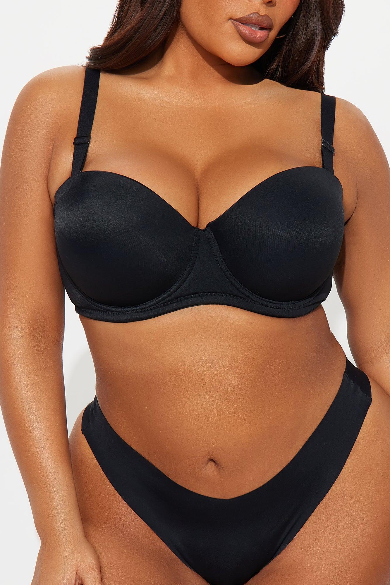 Just The Two Of Us Multiway Push Up Bra - Black Female Product Image