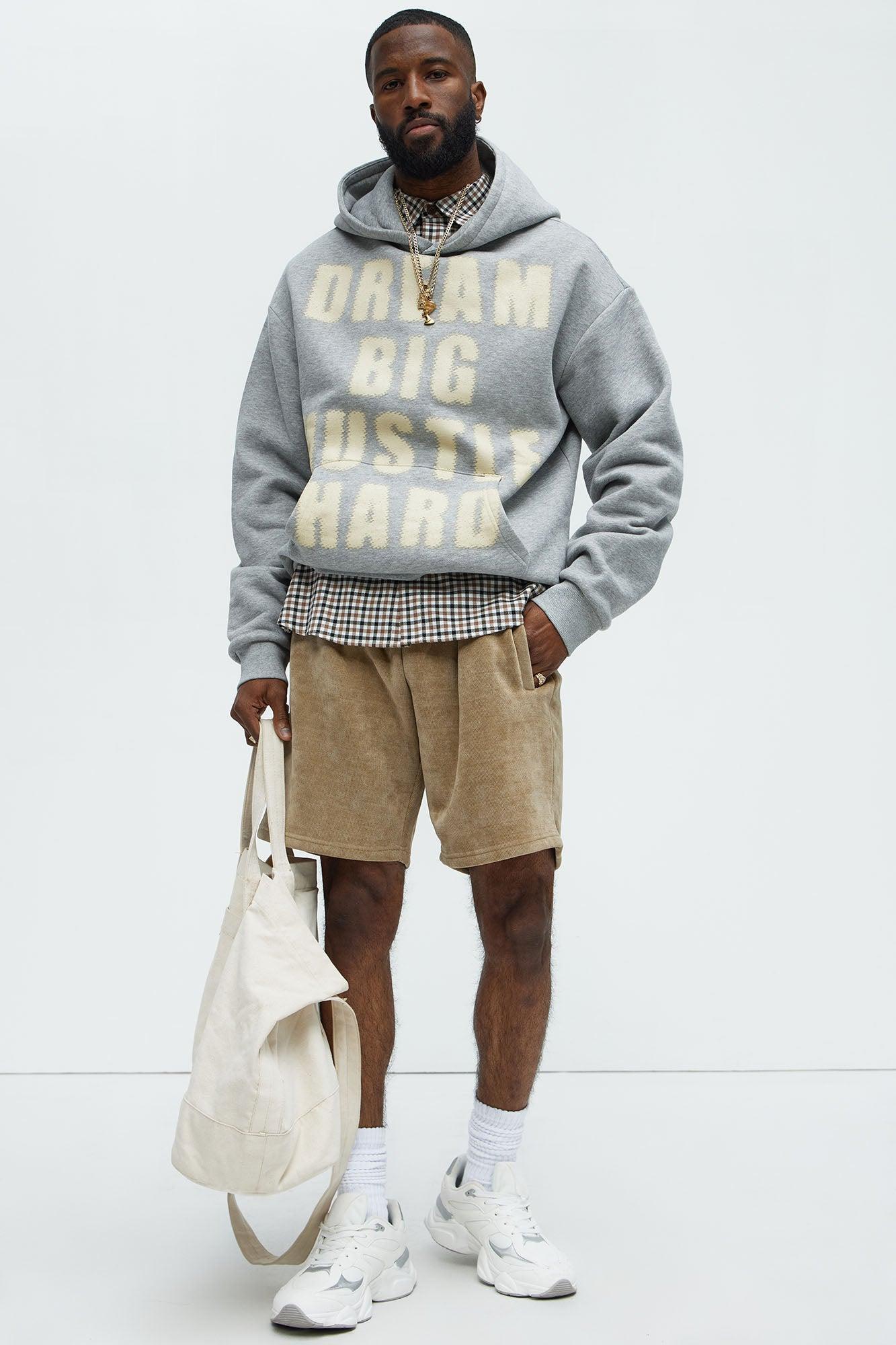 Bronzed Sweatshort - Beige Product Image