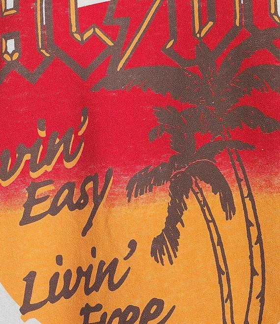 Junk Food Crewneck ACDC Fleece Sweatshirt Product Image