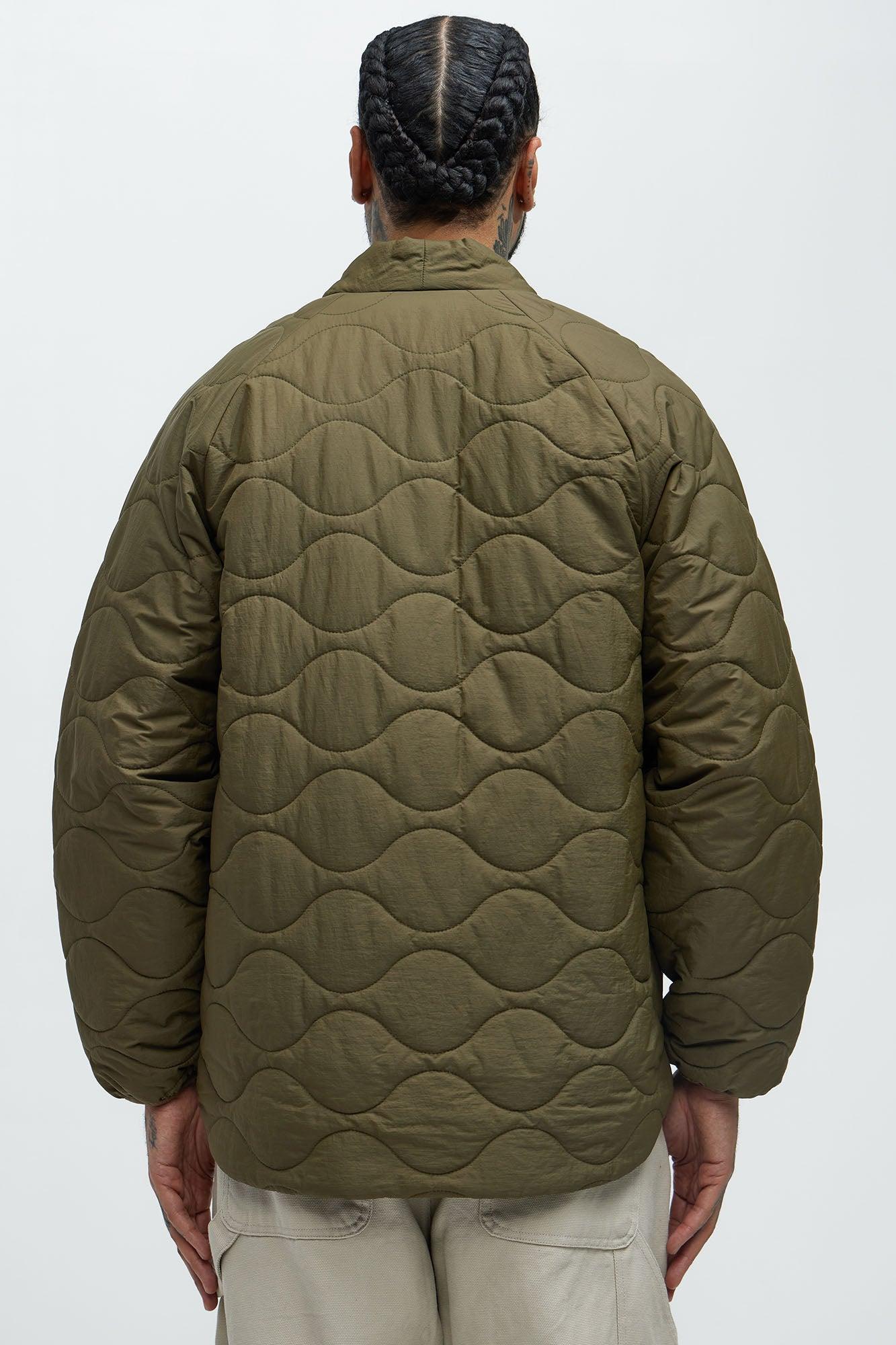 Good Luck Quilted Jacket - Olive Product Image
