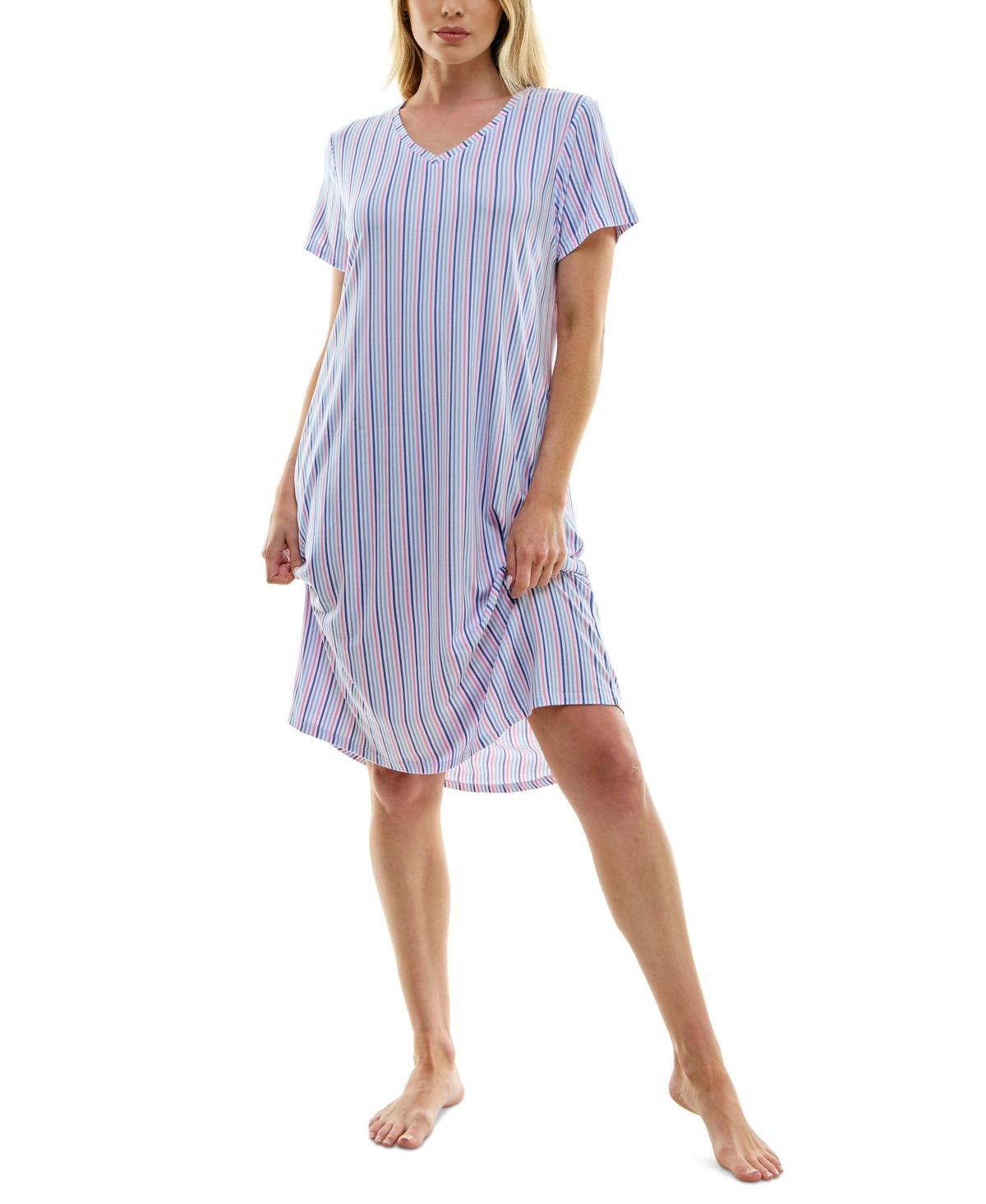 Womens Jaclyn Inc. V-Neck Sleepshirt Product Image