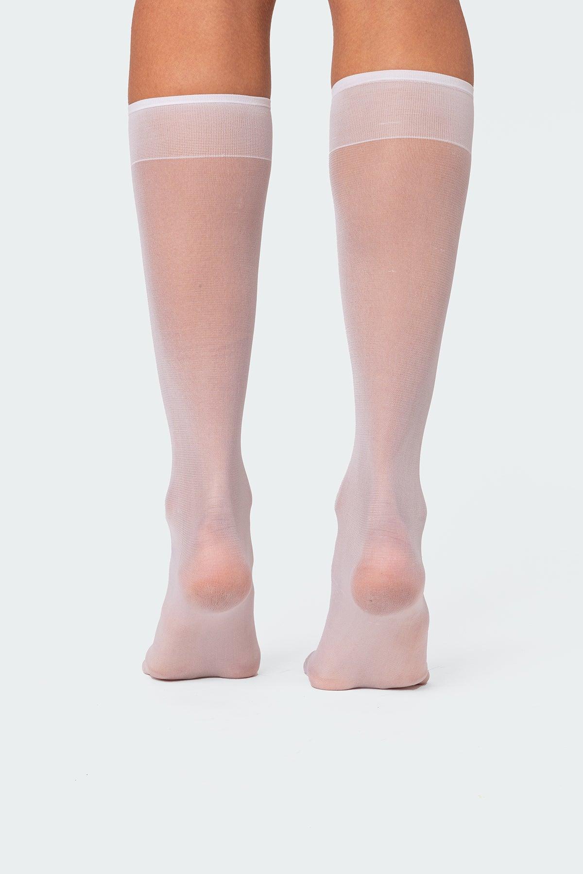 Sheer Knee High Socks Product Image