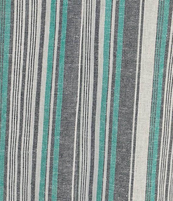 Jones New York Linen Blend V-Neck Roll Tab Sleeve Tunic Product Image