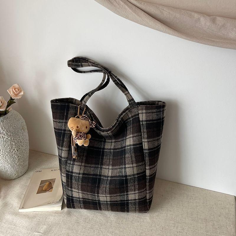 Plaid Tote Bag Product Image