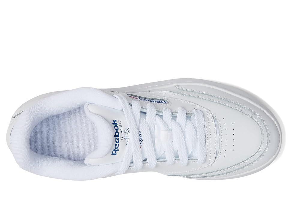 Reebok Womens Club C Extra Platform Low Top Sneakers Product Image