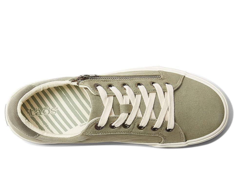 Taos Footwear Z-Soul Canvas Oxford Zip Detail Sneakers Product Image