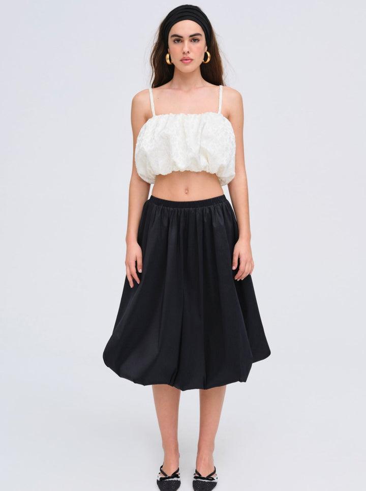 Lorenne Crop Top — White Product Image