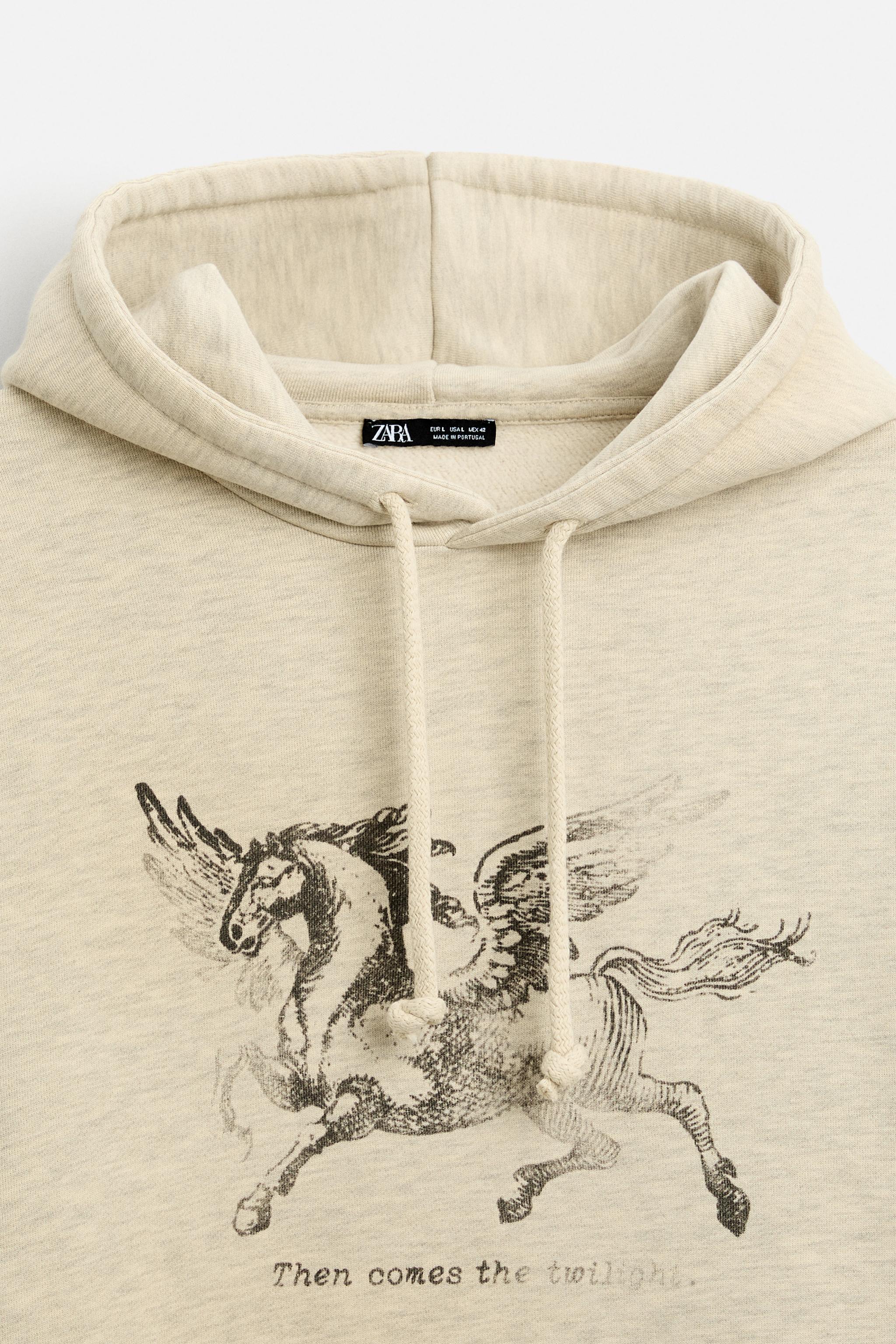 WASHED PRINT SWEATSHIRT Product Image