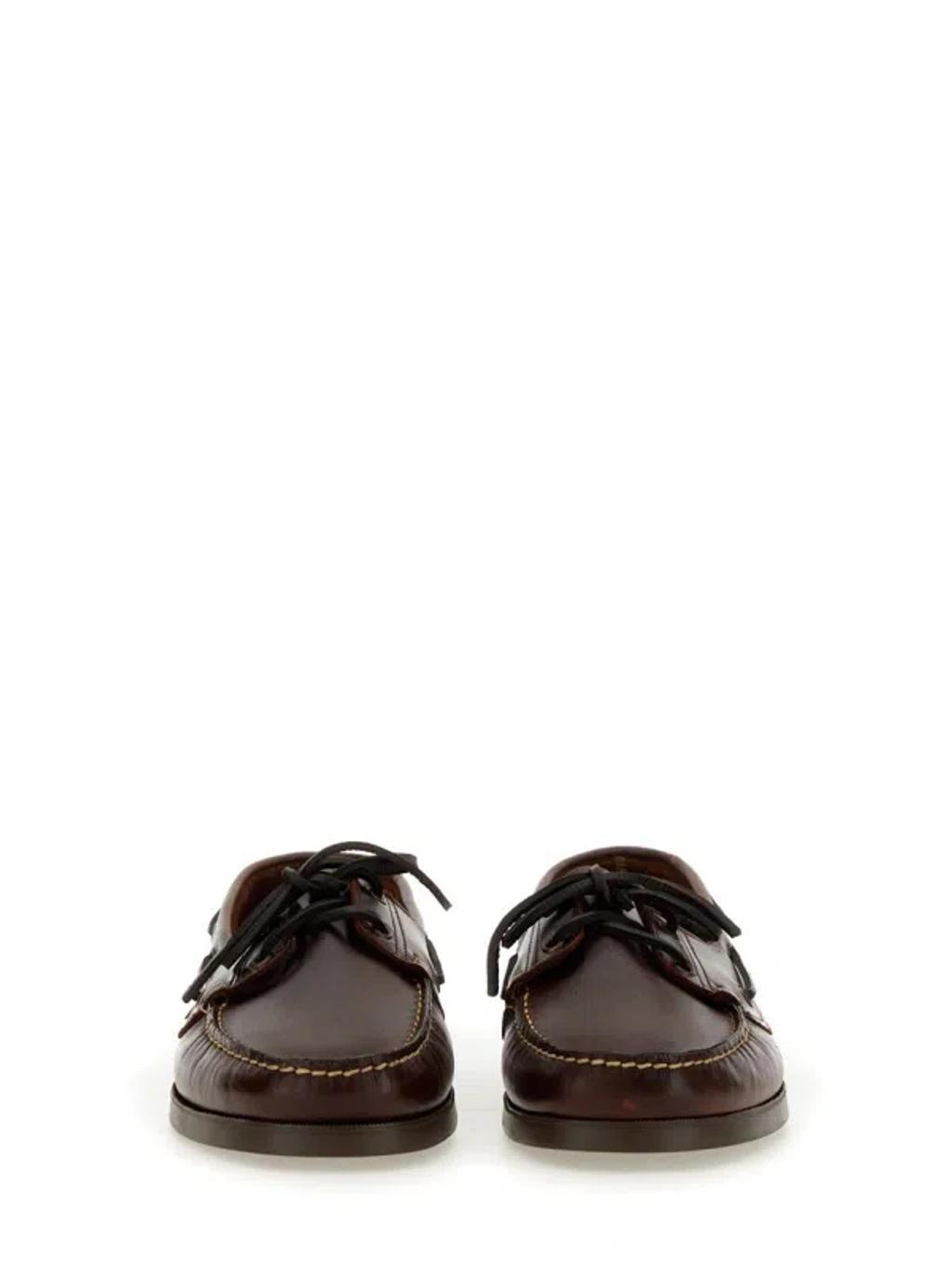 PARABOOT Moccasin "barth" In Brown Product Image